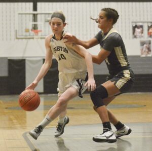 Preston girls' basketball player Carsynn Sines reaches 1,000-point milestone